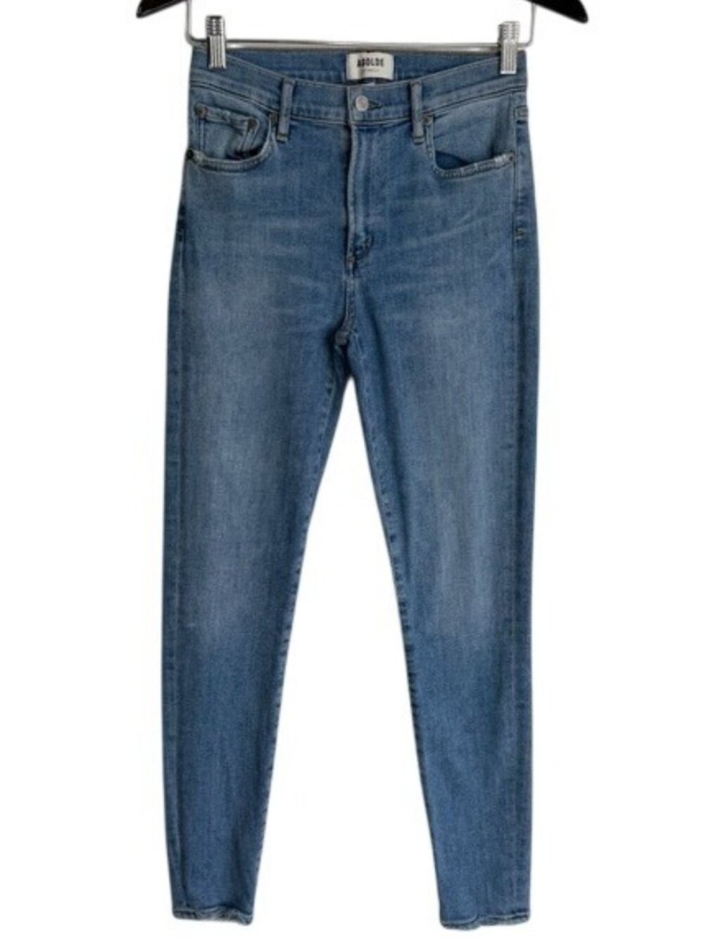 AGOLDE Sophie Mid Rise Skinny Ankle Jeans in Light/Medium Wash - Size 27